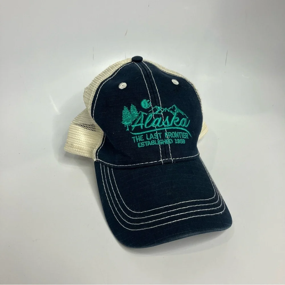 Prairie Mountain Alaska the last frontier baseball hat one size